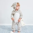 thumbnail image 3 of Disfraz de animal bebé unisex Invierno Otoño Pelele con capucha de franela Mono de cosplay Xemadio LRWJ145-30, 3 of 5