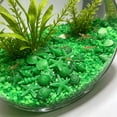thumbnail image 6 of 50 Pieces Glow in The Dark Aquarium Stones, Fluorescent Fish Tank Rocks, Luminous Shell Decor for Aquatic Plants, Safe Ambient Lighting for Shrimp and Betta Fish, Neon Aquarium Stones, Army Green, 6 of 6
