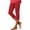 Red, variant on Noric Women's High Waisted Capri Leggings Skinny Fit Stretchy Workout Pants for Yoga Running Summer Activewear