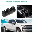thumbnail image 2 of Interruptor de ventana eléctrica Unique Bargains para el lado del conductor delantero para Chevrolet Silverado 1500 2500 3500, 2 of 7