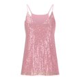 thumbnail image 5 of Mittory Women Sequin Tank Tops Sparkle Glitter Shirts Summer Sleeveless Shimmer Sexy Party Cami Going Out Outfits, 5 of 6