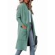 thumbnail image 2 of Cárdigan Holgado de Punto Abierto para Mujer, Informal, de Larga, Drapeado, con Bolsillos, Chaqueta Larga, Suéter. Verde XL, 2 of 8
