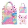 thumbnail image 1 of Peluche de Ajolote 13 in con Bolsa de Peluche 13.2 x 11.4 in y Llavero Corazón, Set de Regalo para Escuela, Viaje y Decoración de Habitación, Ideal para Cumpleaños y Celebraciones, 1 of 6