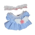 thumbnail image 4 of Kokiya Doll Dress with Headband Doll Changing Clothes Fashion Make Your Own Dolls blue, 4 of 9