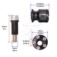thumbnail image 2 of Black Kawasaki Swingarm Spools Sliders 10mm Bolt Ninja ZX 6R 9R 10R 14R RR ZZR, 2 of 3