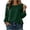 *Army Green, variant on ClodeEU Women's Crew Neck Long Sleeve Side Button Split Tops,Casual Loose Solid Color Pullover Shirts ,Women's Plus L
