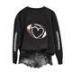 thumbnail image 1 of Ailaofu Football Sweatshirts for Women Oversized Crewneck Sweatshirt Cute Crewnecks Holiday Long Sleeve Rugby Sweat Shirts, 1 of 3