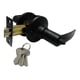 thumbnail image 3 of Chapa De Seguridad Cerradura Alfaloc  Manija Negro Mate Para Entrada/recamara Redonda De Lujo, 3 of 3
