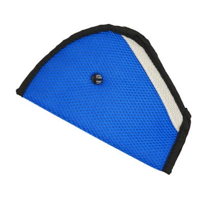 Car Seat Belt Protector & Adjuster, Comfort Seatbelt Holder with Soft Padding, Universal Vehicle Travel Accessory, 1-Piece,Blue