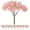 Pink, variant on Rhewides 10pcs Mini Cherry Blossom Trees for Sand Table Landscape, Train Scenery, Model Architecture, Diorama Decoration