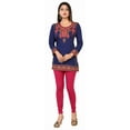 thumbnail image 3 of Maple Clothing Indian Kurtis Tops Tunics Women's (Blue, L), 3 of 6