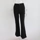thumbnail image 5 of Pantalones holgados informales para mujer: pantalones rectos con abertura, cintura elástica, tallas S-L, 5 of 5
