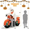 thumbnail image 2 of Costway Vélo Gonflable Ghost 5 Pieds Halloween avec Lumières LED, 2 of 8
