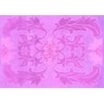 thumbnail image 1 of Ahgly Company Indoor Rectangle Abstract Purple Modern Area Rugs, 7' x 9', 1 of 4