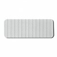 thumbnail image 1 of Abstract Computer Mouse Pad, Vertically Arranged Strips with Swirling Round in Greyscale Tones, Rectangle Non-Slip Rubber Mousepad Large, 31" x 12" Gaming Size, Dimgray and White, by Ambesonne, 1 of 2