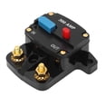 thumbnail image 2 of Disjoncteur de Fusible Audio, Porte-Fusible Stéréo Résistant à la Pression Haute Sensibilité Résistant à l'Usure Réinitialisation Manuelle pour Système Audio Stéréo 300A, 2 of 8
