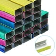 thumbnail image 4 of Unique Bargains Staples for Stapler, 4 Pack(1000Pcs Staples Per Pack) #10 Mini 3/16 Inch Staples Rose Red/Blue/Yellow/Green, 4 of 7