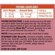 Meow Mix Gravy Bursts, Savory Chicken Flavor Mix, Gravy Filled Dry Cat Food, 3 lb. Bag