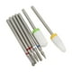 thumbnail image 5 of Brocas para quitar cutículas, 7 piezas Broca para uñas de cerámica y acero de tungsteno Broca para uñas de acero de tungsteno Altamente versátil, 5 of 8