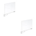 thumbnail image 4 of Guardoinrt 2x Transparent Color Well-structured Shelf Dividers Organize Cabinets With Ease Strong Structure Transparent Color 2Set, 4 of 6