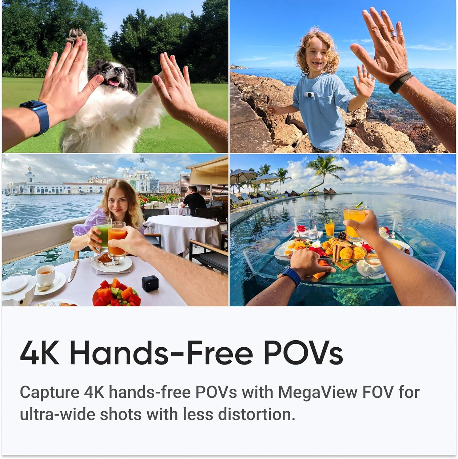 Insta 360 GO 3S (White) 64GB Tiny Mighty 4K Action Vlogging Camera, Portable, Mount Anywhere, Waterproof, Stabilization, + Action Pod and Wearable Accessories + Selfie Stick + 50-in-1 Accessory Kit