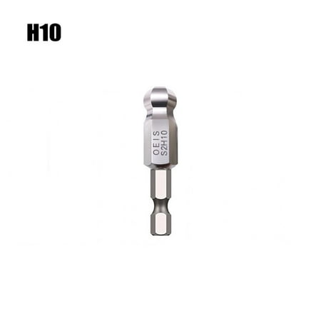

1pc Ball End Hex Screwdriver Bit Metric Hex Bit 50mm Long Magnetic Driver Bit