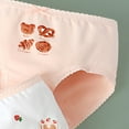 thumbnail image 4 of CZHQWE Girls Size 6 Underwear Size 8 Girls Underwear Girls' Cotton Brief Breathable Toddler Panties Kids Underwears Orange 4PCS, 4 of 5