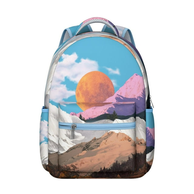 Space Cosmos Nebula Students Backpack Galaxy Celestial Design, Durable and Adjustable Strap School Bag for Students