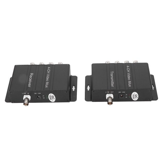 Video Multiplexer, 3 Channel Superimposed BNC Head Support Hot Swap 4 HD Video To Coaxial Cable Multiplexer Interference 400M For Camera