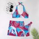 thumbnail image 5 of Bikini de tres piezas para mujer Falda corta sexy de tres piezas con almohadilla en el pecho sin aros Wmkox8yi  FGJ1399, 5 of 5