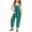 Blue, variant on GERsome Girl's Jumpsuits Sleeveless V Neck One Piece Spaghetti Straps with Pockets Rompers Little Kid 5-14 Years（Size 5-6 Years/Army Green)