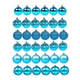 thumbnail image 1 of GUOOL 36Pcs Christmas Balls Ornaments Hanging Assorted Shatterproof Christmas Tree 6cm Lake Blue, 1 of 9