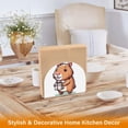 thumbnail image 5 of Capybara Gift Napkin Holder for Table Clear Napkin Stand Paper Holder Acrylic Organizer Dispenser Napkins for Dinner Kitchen Restaurant Room, 5 of 8