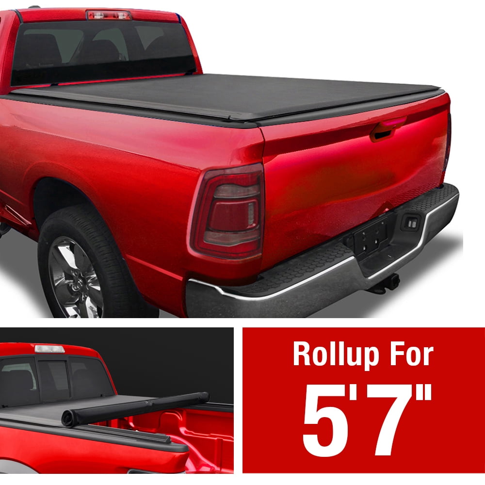MaxMate Soft Roll-up Truck Bed Tonneau Cover Compatible with 2019-2025 Ram 1500 New Body (Not Fit 19-25 Classic) | 5'7" (67") Bed | TCD169046