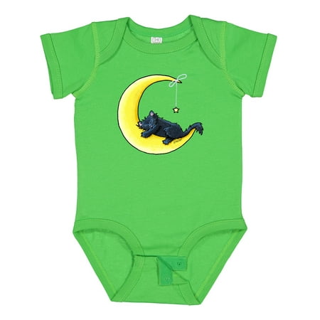 

Inktastic Black Cat Lunar Love Gift Baby Boy or Baby Girl Bodysuit