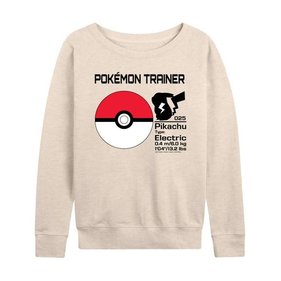 Pokémon - Pokémon Trainer - Women's Lightweight French Terry Long Sleeve Shirt