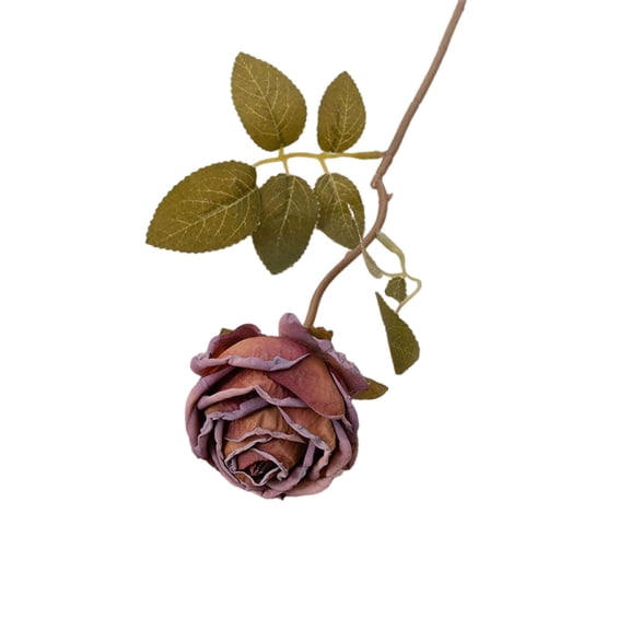 1 Pcs Roses Artificial Flowers,15.6 Inch Faux Rose Silk Flowers with Long Stems,Realistic Fake Rose Flowers Branch,for Diy Wedding Arrangements Table Vase Centerpieces Home Decorations,(C,15.6 in)