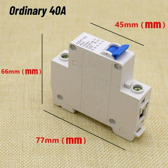 Parts 48V60V72V84V 40A150A Tricycle Circuit Breaker Electric Vehicle Breaker Fuse Switch Air Switch Protection ORDINARY 40A