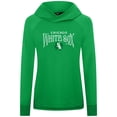 thumbnail image 2 of Women's Levelwear Green Chicago White Sox St. Patrick's Day Slender Raglan Hoodie, 2 of 3