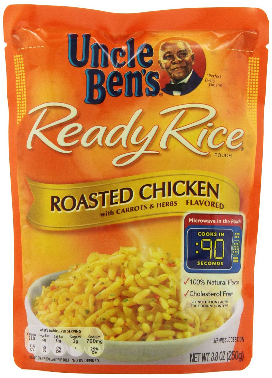 12 PACKS Uncle Ben's Ready Rice, Roasted Chicken Flavored, 8.8Ounce