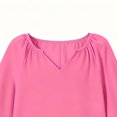 thumbnail image 6 of HIPYLO Kids Thermals Top and Bottom Set Girls Thermal Top Red Top for Girls Shirt School Uniform Shirts for Baby Winter Clothes Girl Clothes for Kids, Hot Pink 12-14 Years, 6 of 7