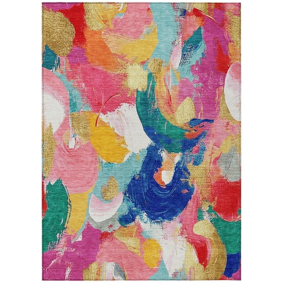 Dalyn Rugs Machine Washable Indoor/Outdoor Chantille Blush 2'6" x 3'10" Rug