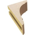 thumbnail image 6 of 3"W x 6"D x 9"H Classic Olympic Rough Cedar Woodgrain TimberThane Corbel, Primed Tan, 6 of 6