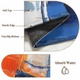 thumbnail image 6 of 8'x10' Area Rugs, Orange Blue Indoor Outdoor Area Rug for Living Room Bedroom, Modern Abstract Geometric Oil Painted Washable Bathroom Rugs Kitchen Floor Carpet Mats Home Decor Aesthetic, 6 of 8