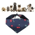 thumbnail image 4 of Soft Cotton Pet Bib Scarf, Machine Washable,  Cherry Print For Birthday Parties, Photo Props, And Travel, 4 of 8