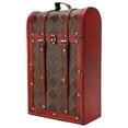 thumbnail image 2 of Caja de vino retro china, caja de vino retro de madera de 2 botellas de vino vintage Caja de vino retro decorativa impulsada por el rendimiento Jadeshay A, 2 of 8