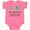Hot Pink, variant on Inktastic My Godfather Loves Me Godson Boys or Girls Baby Bodysuit