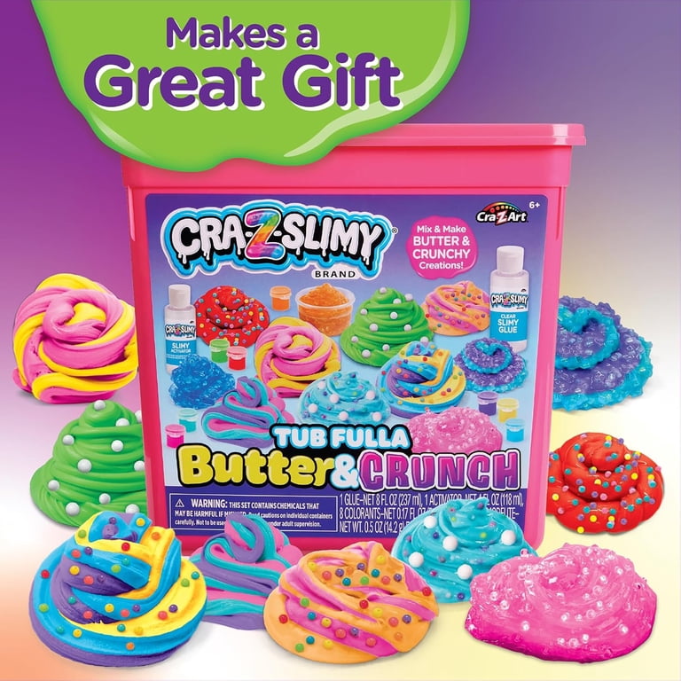 Cra-Z-Art: Cra-Z Slimy - Tub Fulla Butter & Crunch - DIY All-In-1