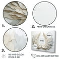 thumbnail image 3 of Designart "Feathered Monochrome Wreath" Wreath Floater Framed Canvas Art Print, 3 of 5
