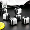 thumbnail image 4 of Bearachild Pub Red Wine Chilling Cooling Stones Bebida Reutilizable Cubos de hielo de acero inoxidable Cumpleaños Bartender Accesorios Type4 NO4, 4 of 6